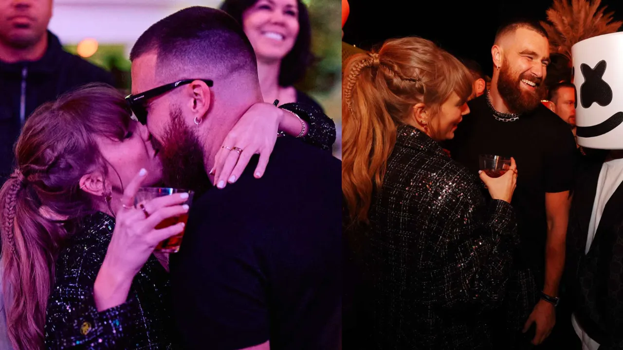 Travis Kelce Sings Along to 'You Belong with Me' With Taylor Swift in The Club