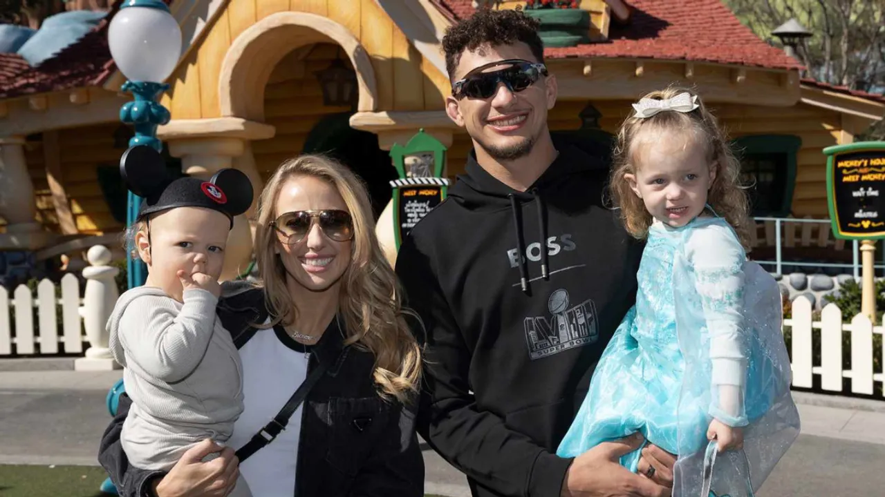 Patrick and Brittany Mahomes Celebrate Super Bowl 2024 Win at Disneyland
