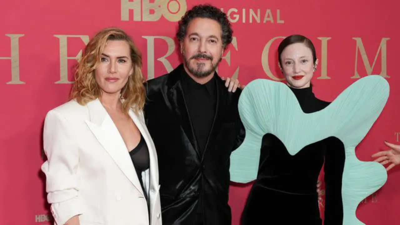 Kate Winslet Stuns in Elegant White Blazer at ‘The Regime’ Premiere