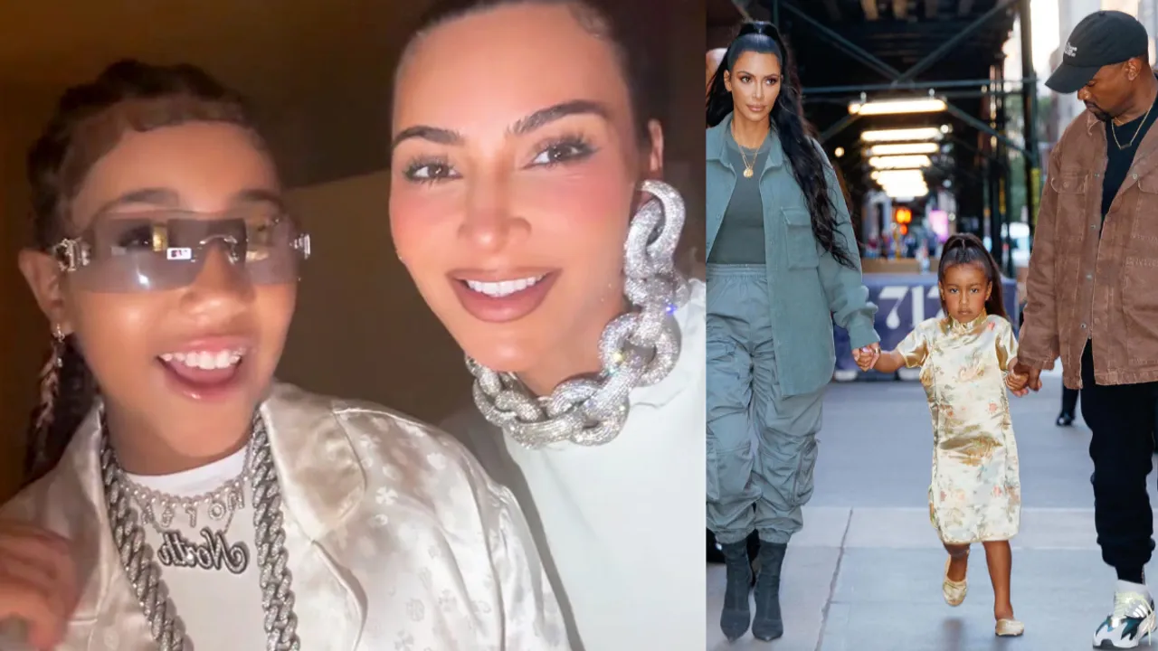 Kim Kardashian Surprises Fans on The Set of Kanye West's Music Video 