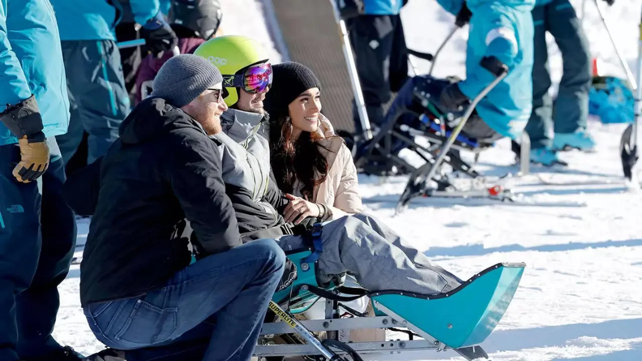 Prince Harry and Meghan Markle Hold Hands at Invictus Games Countdown