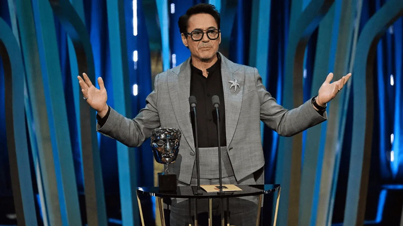 Robert Downey Jr. Channells Tony Stark for BAFTA Acceptance Speech