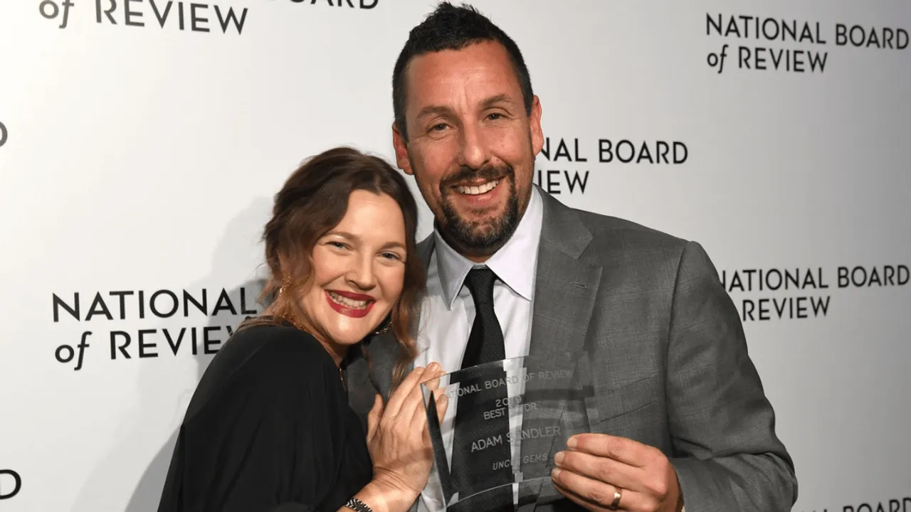 Drew Barrymore Says She and Adam Sandler "Text All The Time"