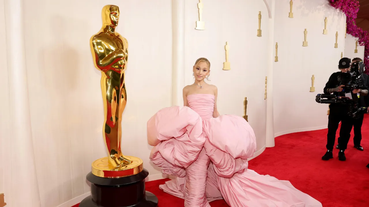Ariana Grande Makes Comeback in Glinda-Inspired Gown at 2024 Oscars