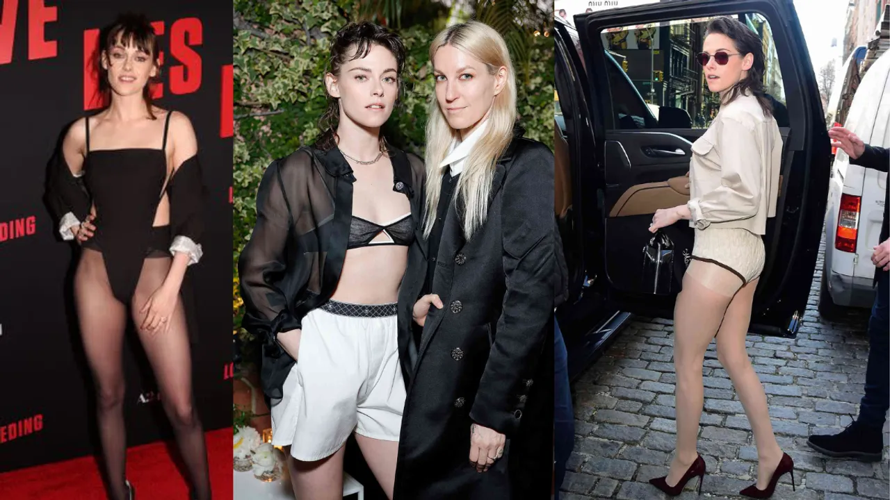 Kristen Stewart Rocks Cashmere Underwear and Stilettos in Bold No-Pants Trend