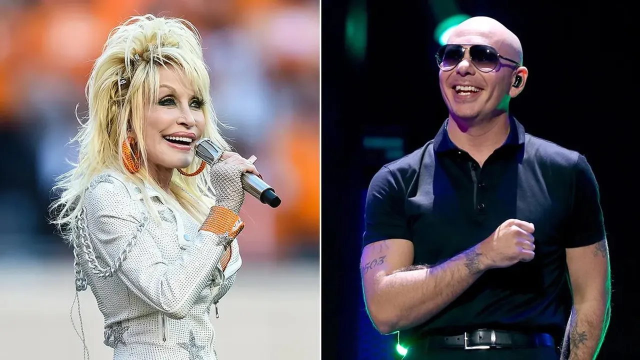 Pitbull Honours Iconic Collaboration With Dolly Parton, Sampling Her Classic Hit, '9 to 5'