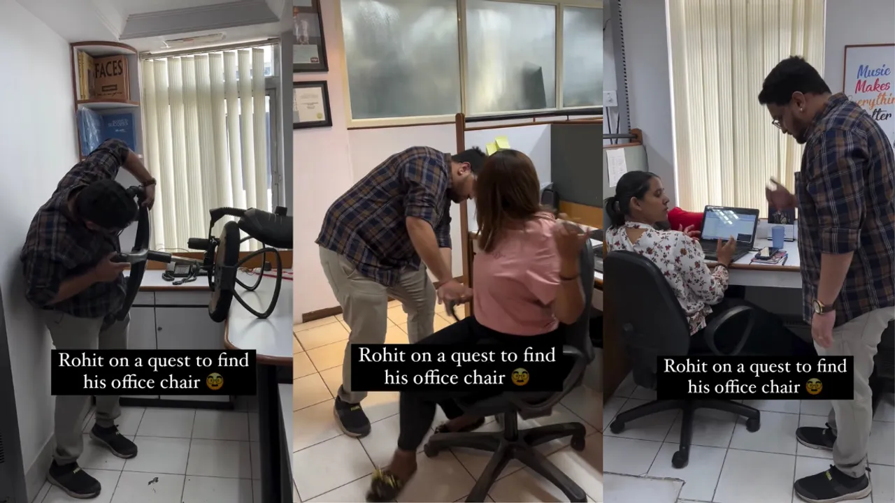 Rohit on a Quest to Find His Office Chair