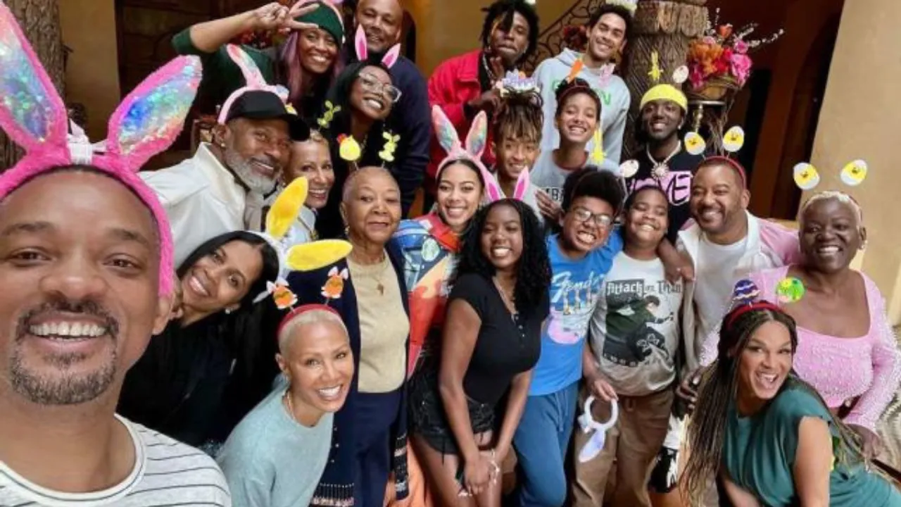 Will Smith Captures Memorable Easter Moment: A Family Selfie With Bunny Ears!