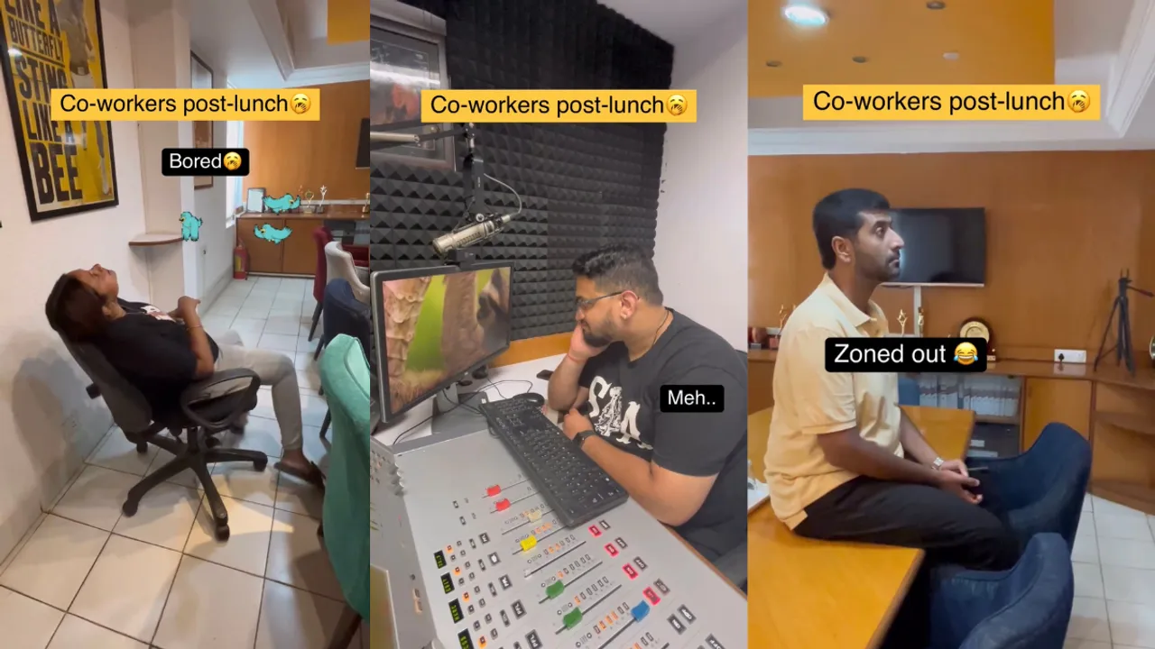 Post-Lunch Slump Hitting The Office Squad Like 😴💤