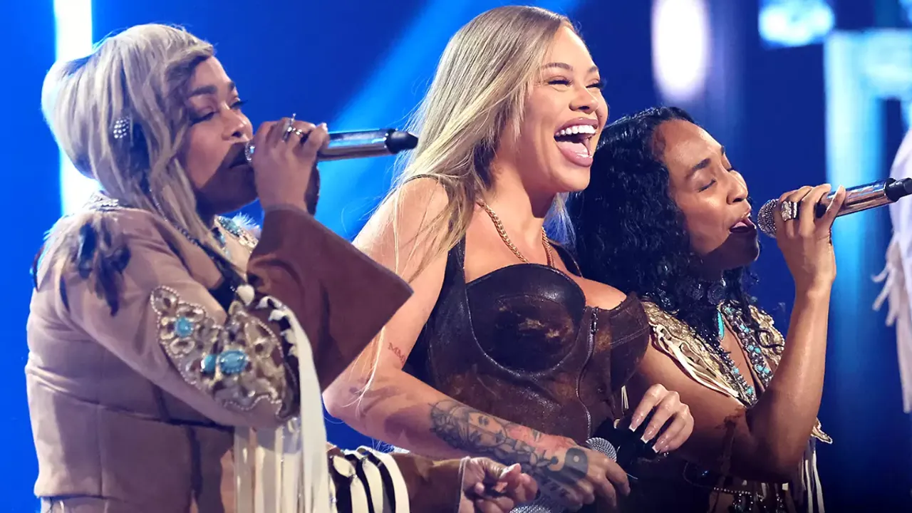 TLC Takes Home Landmark Award, Performs 'No Scrubs' and 'Waterfalls' at iHeartRadio Awards 2024