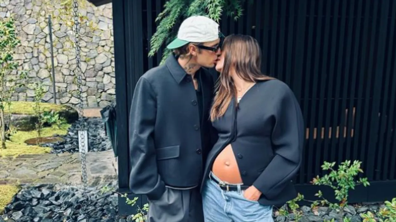 Hailey Bieber Shows Off Baby Bump in Photos With Justin: 'Mom n Dad'