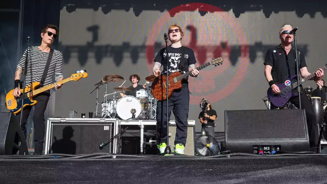 Ed Sheeran Joins The Offspring For 'Million Miles Away' at BottleRock Festival