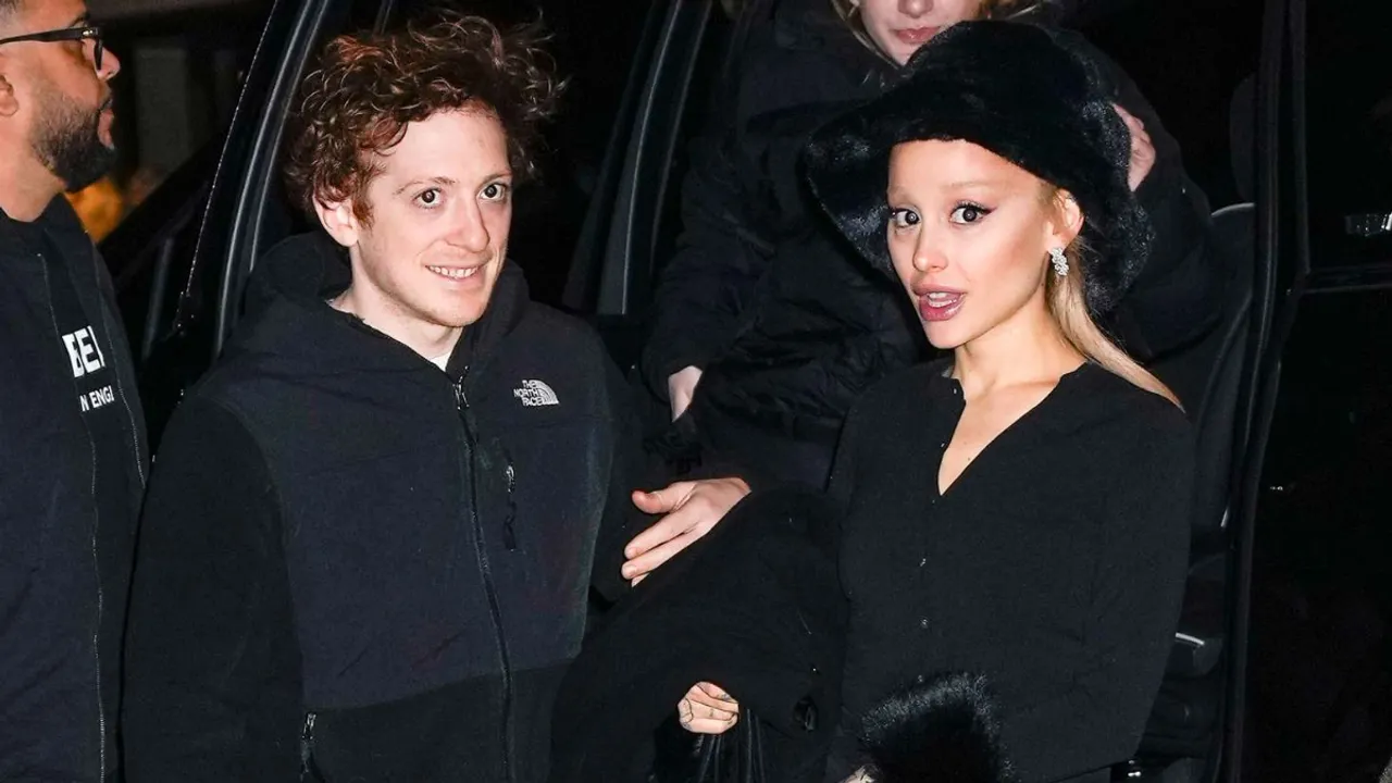 Ariana Grande Cheers on Boyfriend Ethan Slater at NYC Shows
