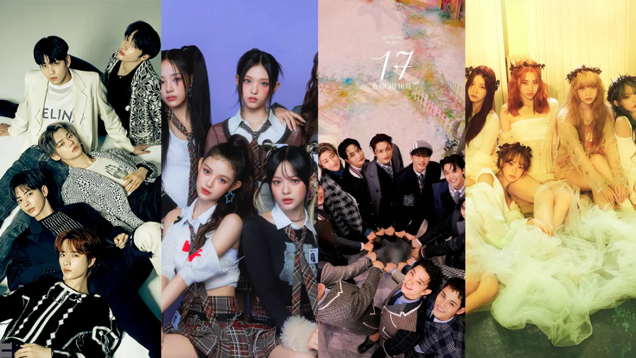 SEVENTEEN, TXT, NewJeans, LE SSERAFIM Topping Billboard's World Albums Chart