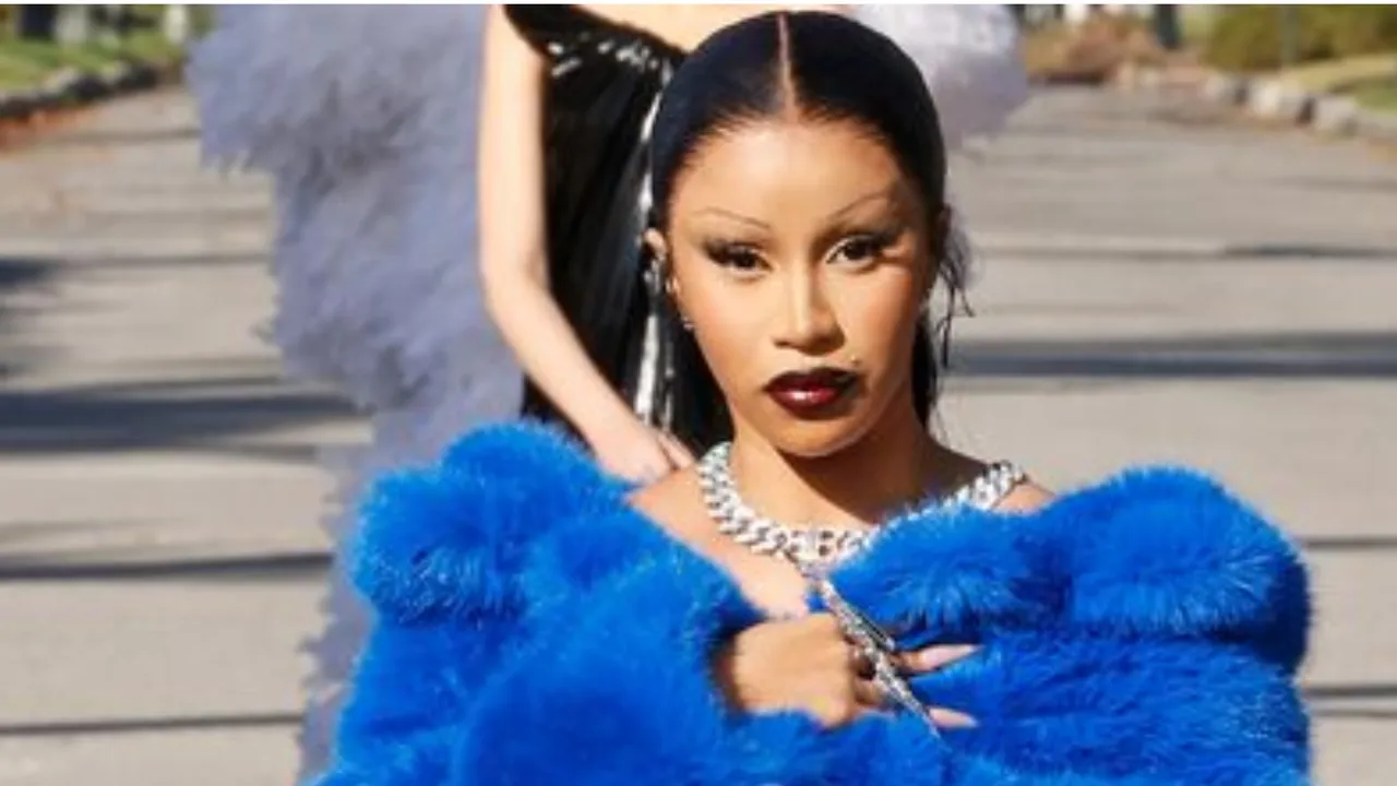 Cardi B Emulates Princess Diana in Athleisure Look, Complete With 'Shy Di' Hairstyle