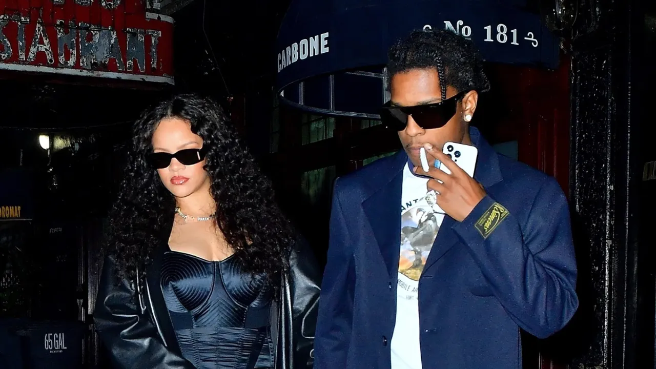 Rihanna and A$AP Rocky Go Sporty Chic For NYC Date Night