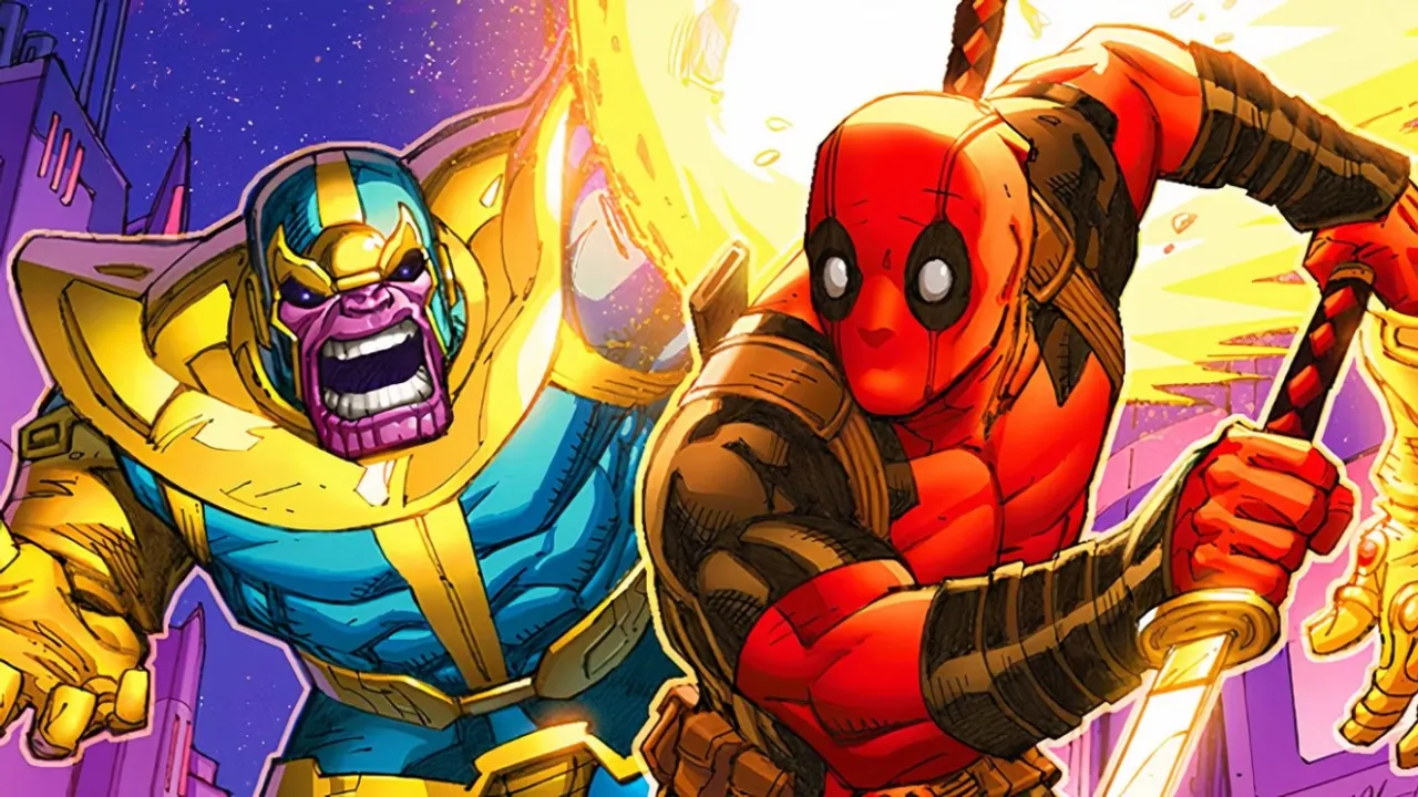 Thanos Returns in Marvel Concept Poster to Battle Deadpool and Court Death in The MCU