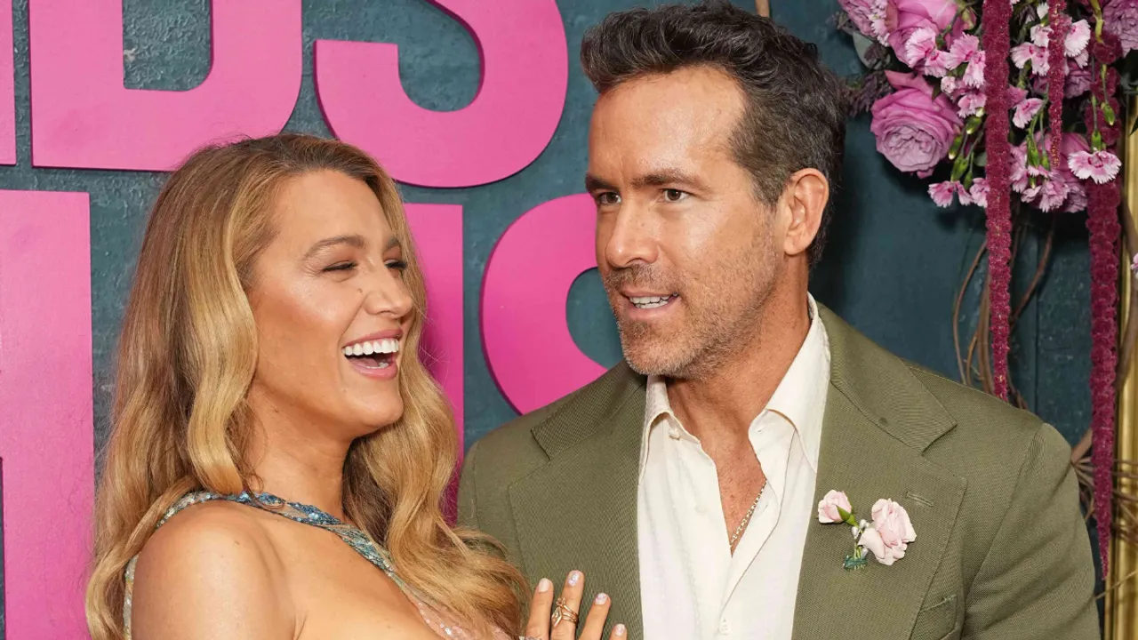 Blake Lively and Ryan Reynolds Stun in Matching Blue Outfits Ahead of Anniversary Celebration