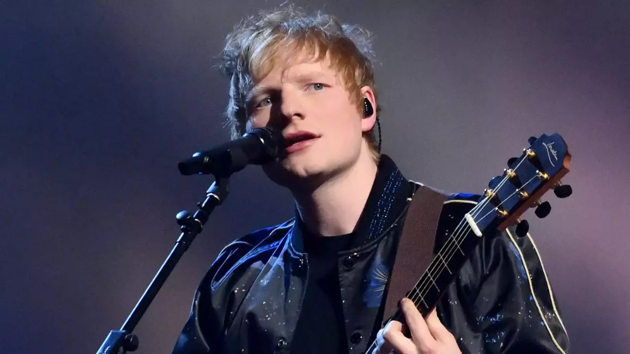 Ed Sheeran Serenades Runner During Canal Video Shoot