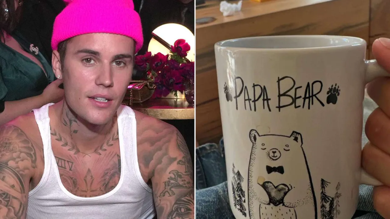 Justin Bieber Shares Heartwarming 'Papa Bear' Mug After Welcoming Son Jack Blues 