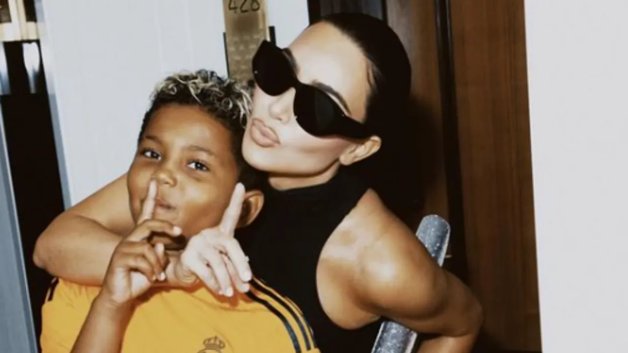 Kim Kardashian Makes Son Saint West Sign Contract For YouTube Channel Launch