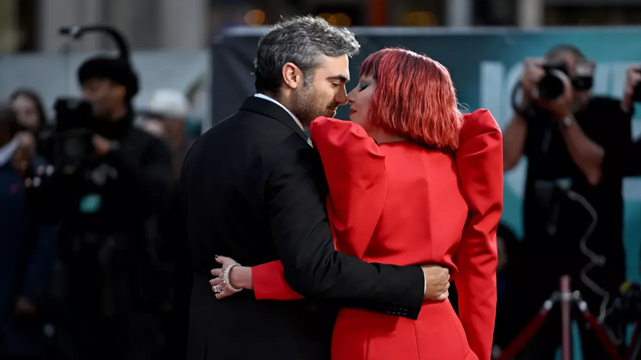 Lady Gaga Stuns as Harley Quinn With Fiancé Michael Polansky at ‘Joker Folie à Deux’ Premiere
