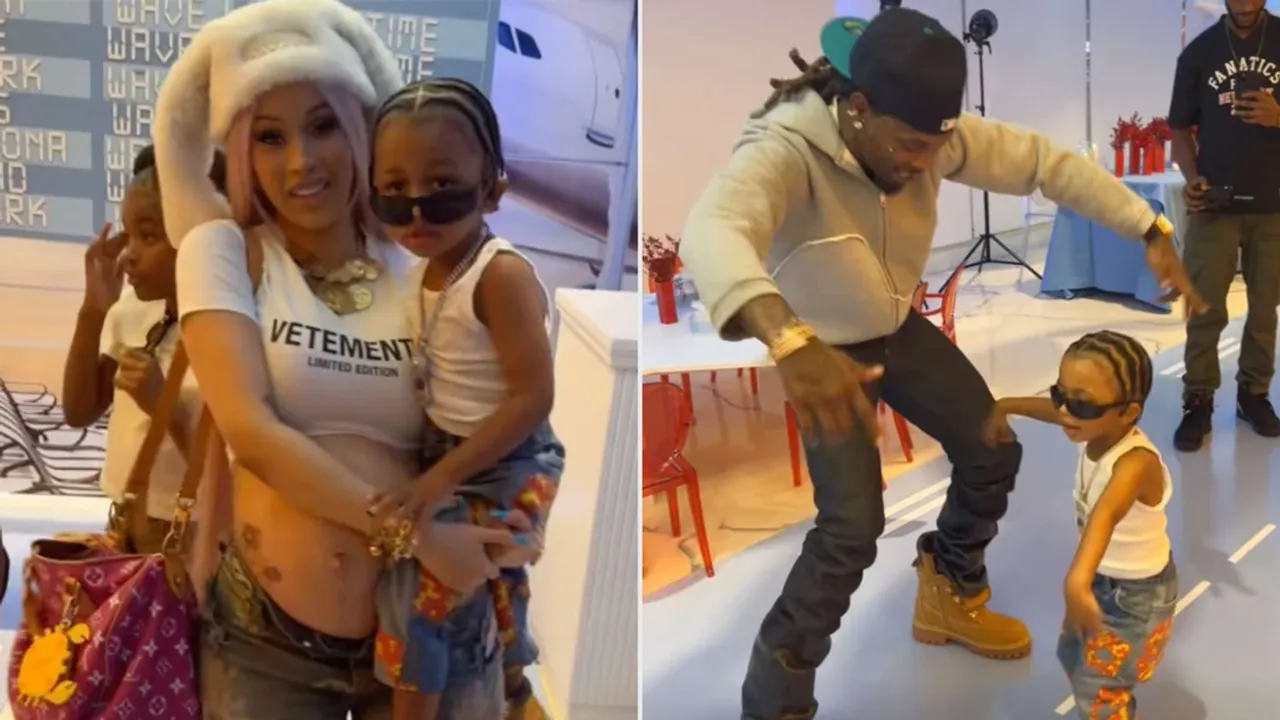 Pregnant Cardi B and Offset Reunite to Celebrate Son Wave's 3rd Birthday Amid Divorce