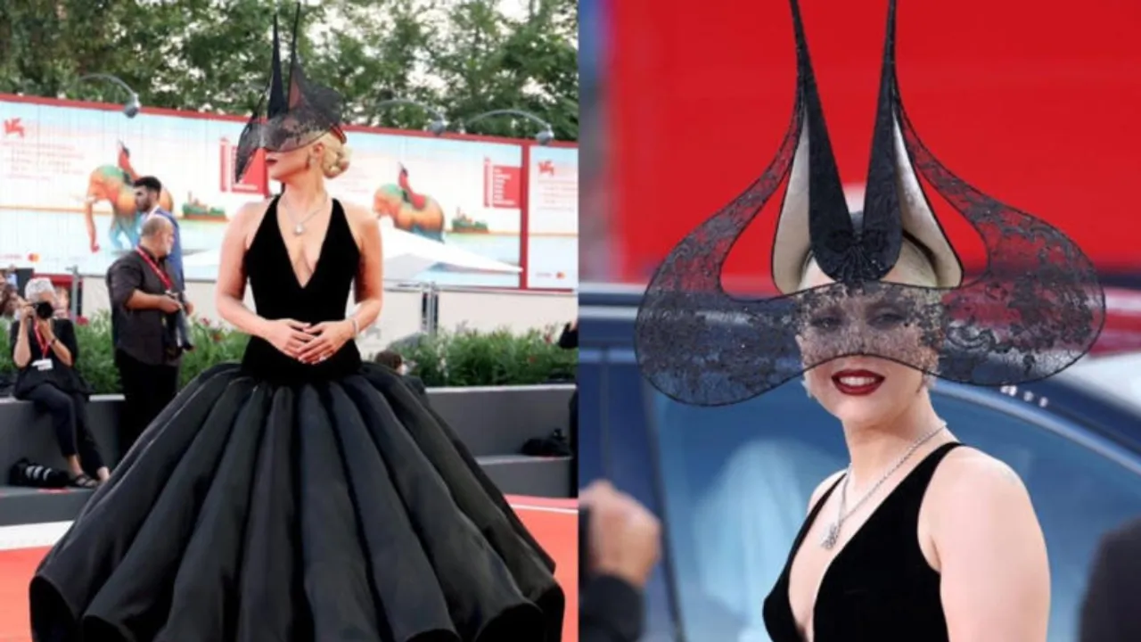 Lady Gaga Steals The Spotlight at Venice Film Festival With Epic Headpiece