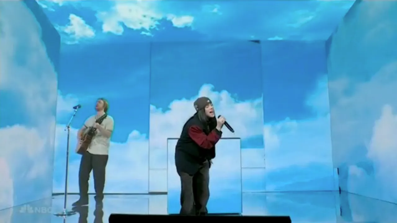 Billie Eilish Joined by Brother Finneas for Performances on SNL