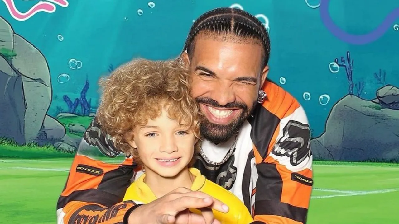 Drake Celebrates Son Adonis' 7th Birthday with Fun SpongeBob-Themed Party