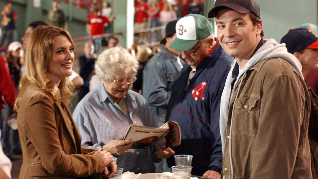 Drew Barrymore Tells Jimmy Fallon She ‘Kept the Dirt’ From Their 2005 Film ‘Fever Pitch’ During Reunion
