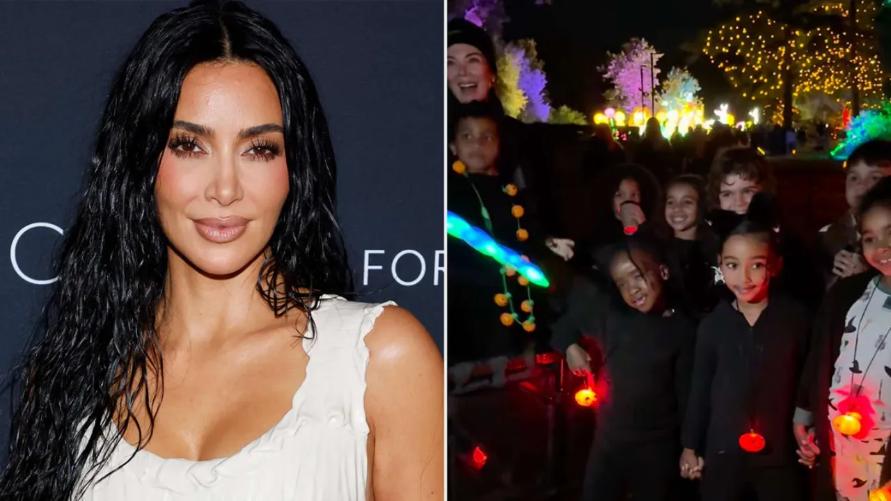 Kim Kardashian Shares Adorable Family Moments From Halloween Experience with Kourtney and Khloé