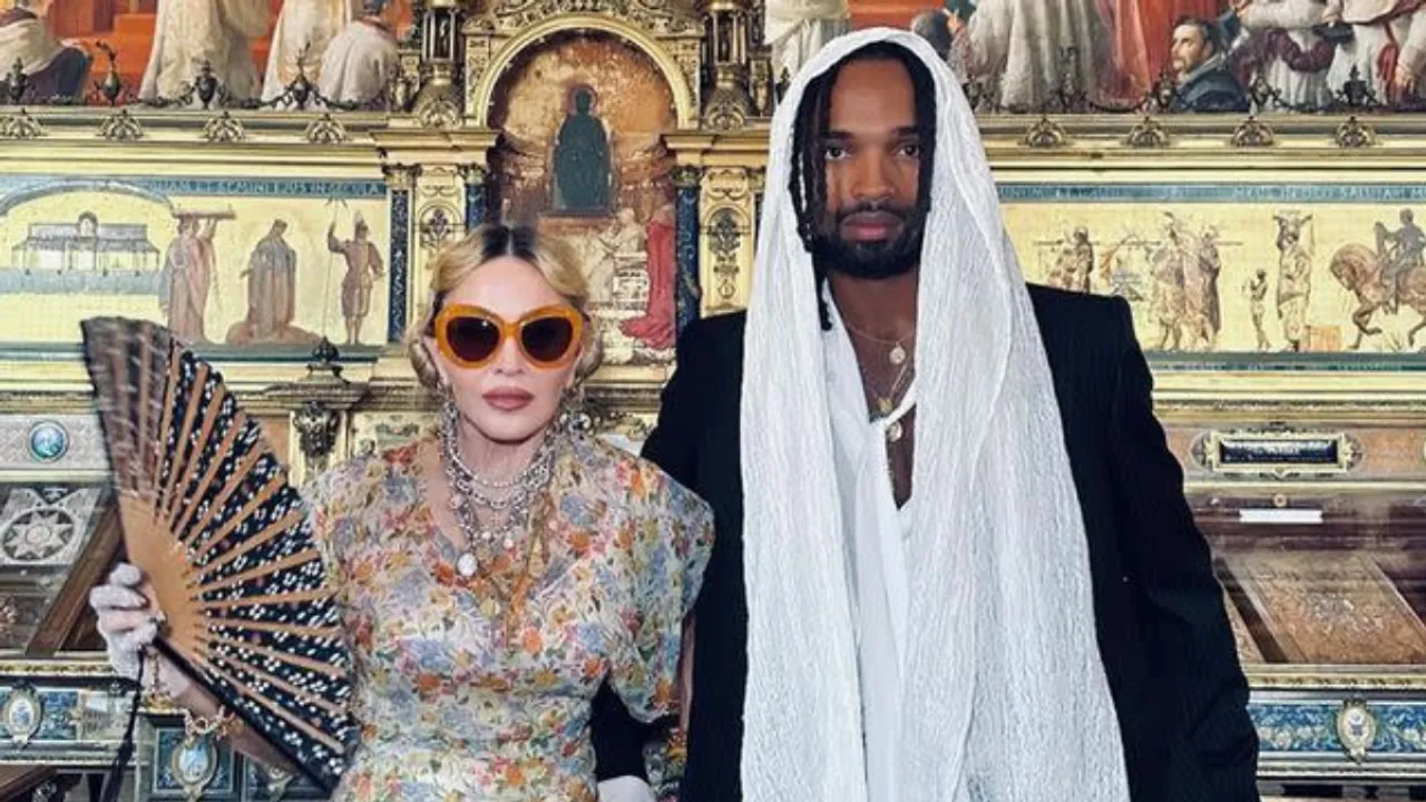 Madonna Snuggles With Boyfriend Akeem Morris at London Soccer Game