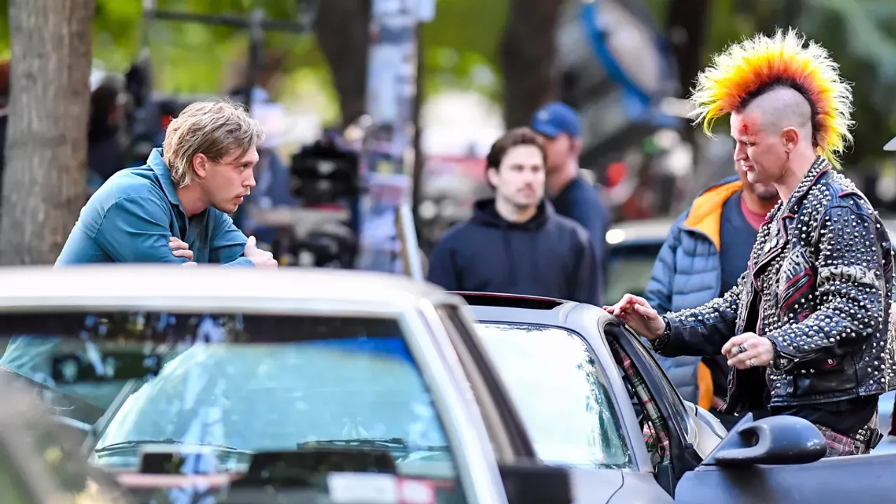 Matt Smith Unrecognisable With Colourful Mohawk While Filming With Austin Butler in N.Y.C.