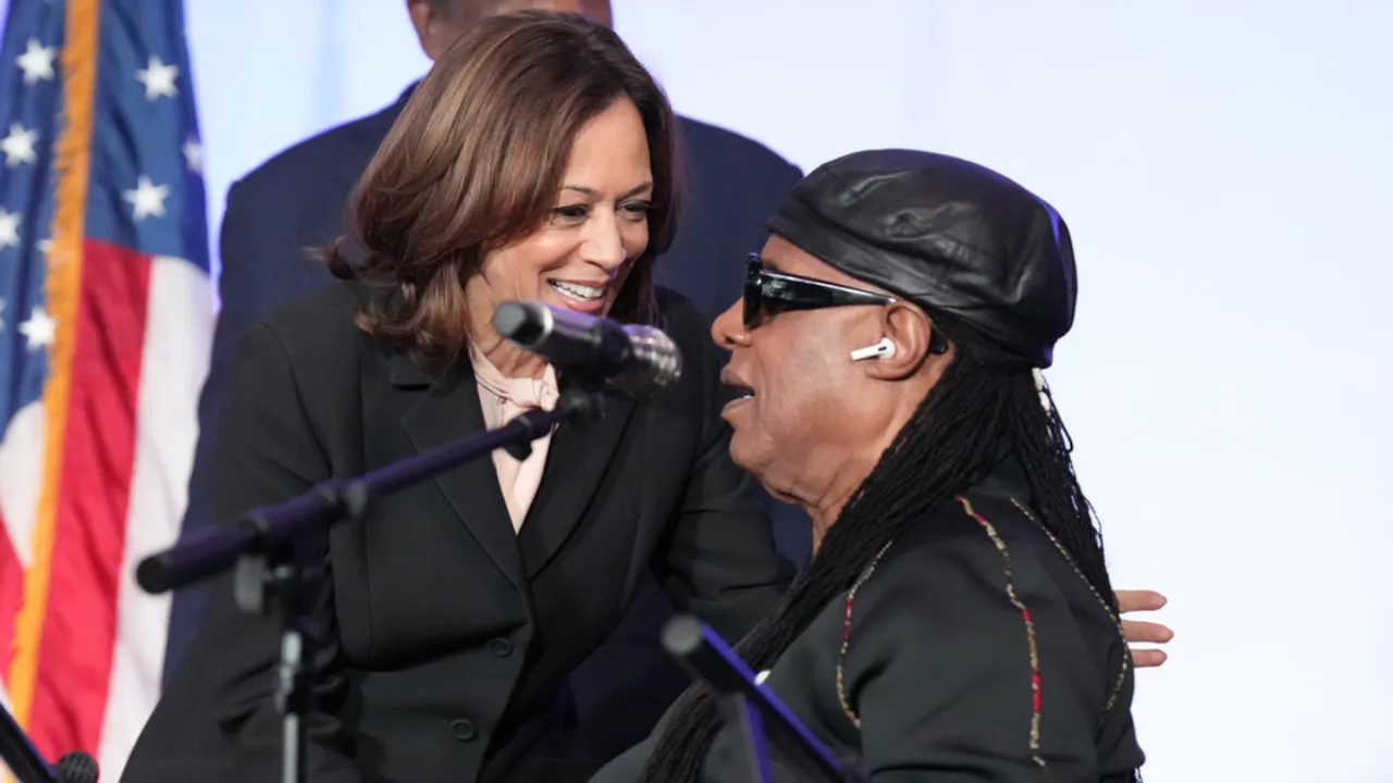 Stevie Wonder Dedicates ‘Happy Birthday' to Kamala Harris on Her 60th Birthday