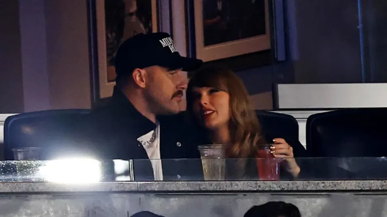 Taylor Swift and Travis Kelce Stay Cozy at Chilly Yankees vs. Guardians Playoff Game in NYC