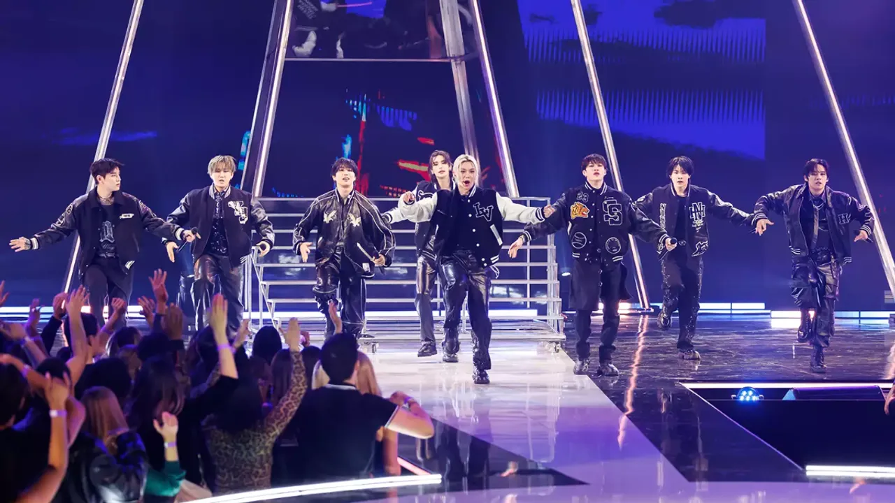 Stray Kids Pay Tribute to *NSYNC's 'Bye Bye Bye' at AMAs 50th Anniversary Performance