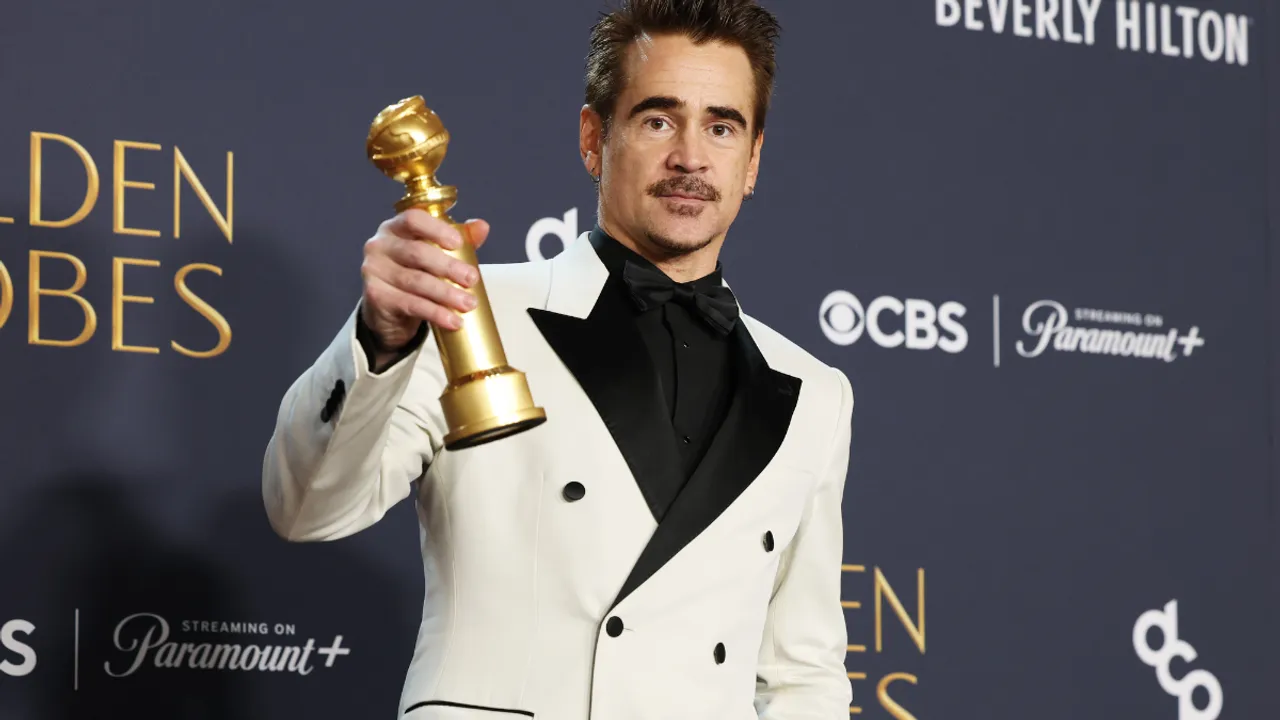 Colin Farrell Hilariously Declares 'It's Prosthetics Here on Out' After Winning 2025 Golden Globes