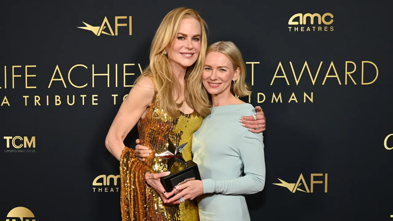 Naomi Watts Applauds Nicole Kidman for Thriving at the 'Tippy Top' in Her 50s