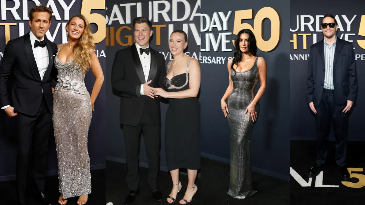 Scarlett Johansson & Ryan Reynolds, Kim Kardashian & Pete Davidson Reunite at SNL50