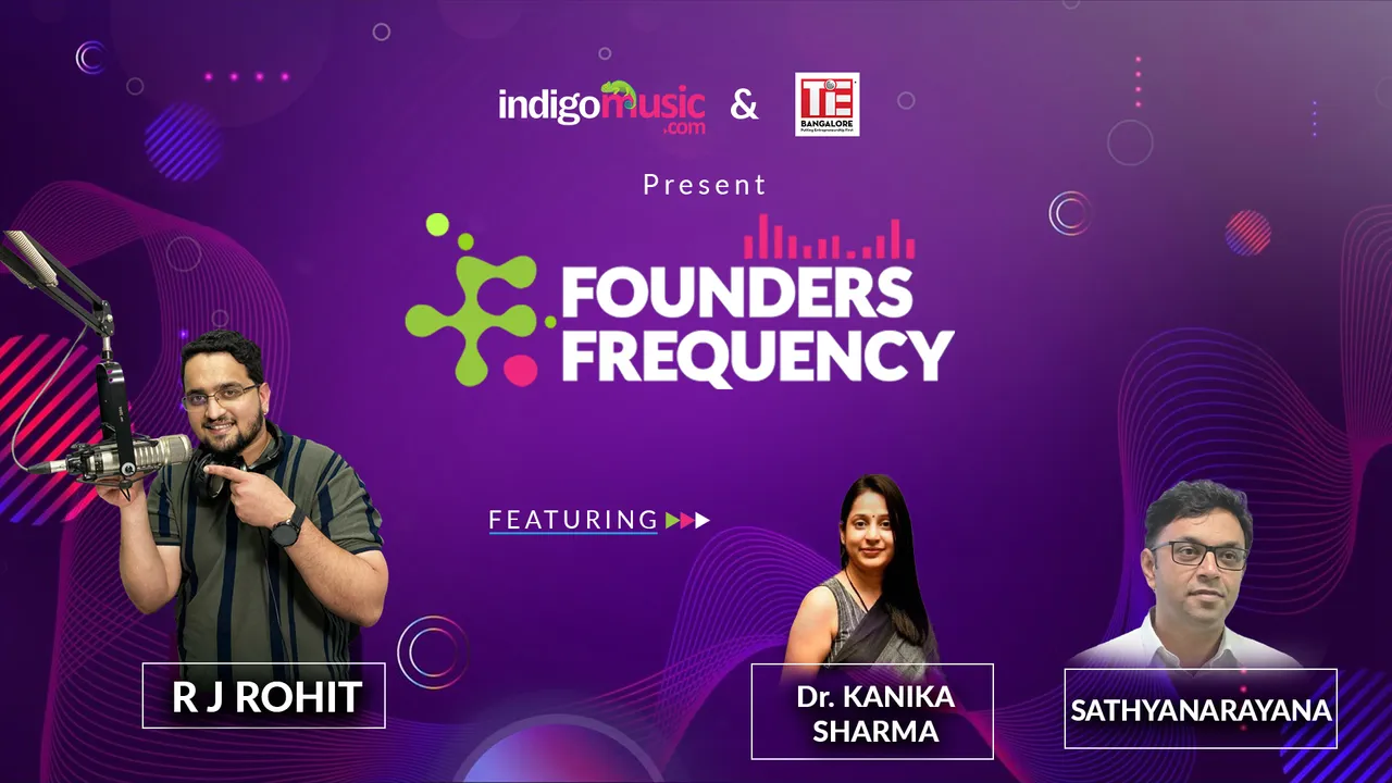 ‘Founders Frequency’- Sathyanarayana BV and Dr. Kanika Sharma, Founder & CEO of Hapchi