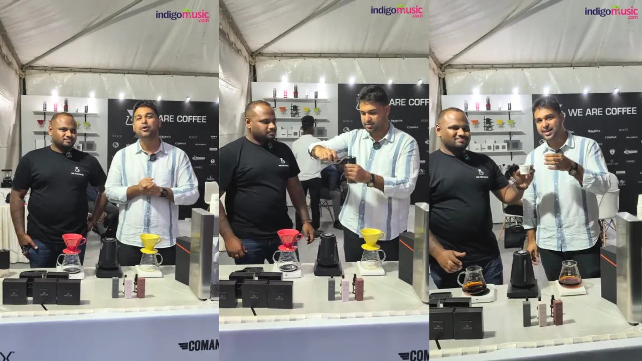 RJ Adarsh at the Coffee Santhe in Freedom Park