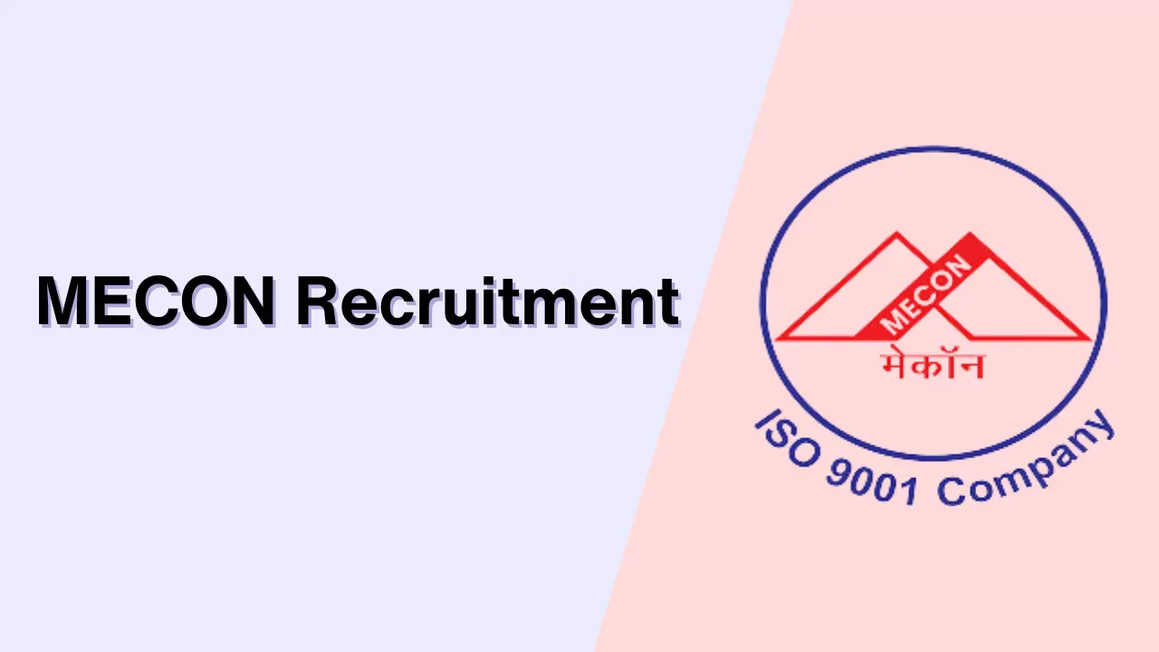 MECON-Recruitment