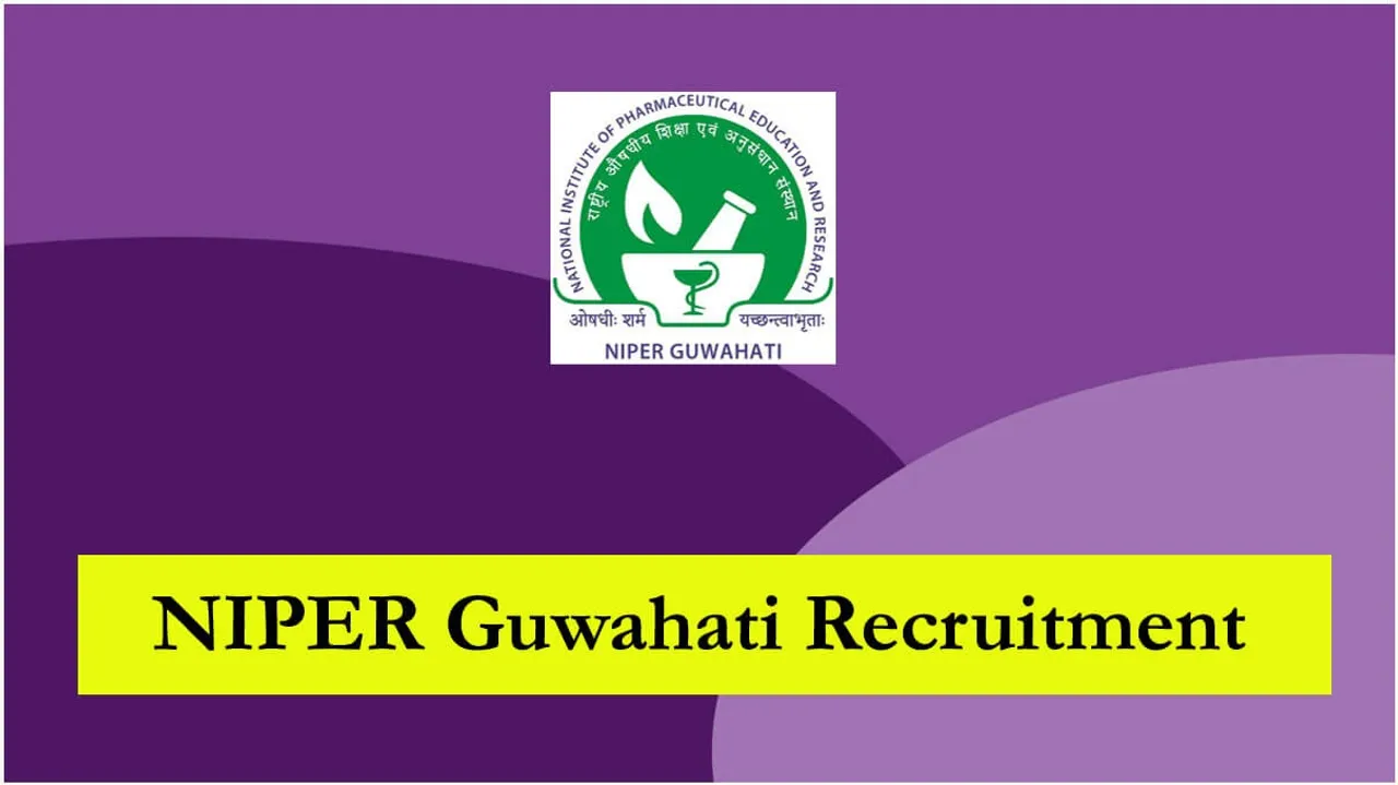 NIPER-Guwahati-Recruitment