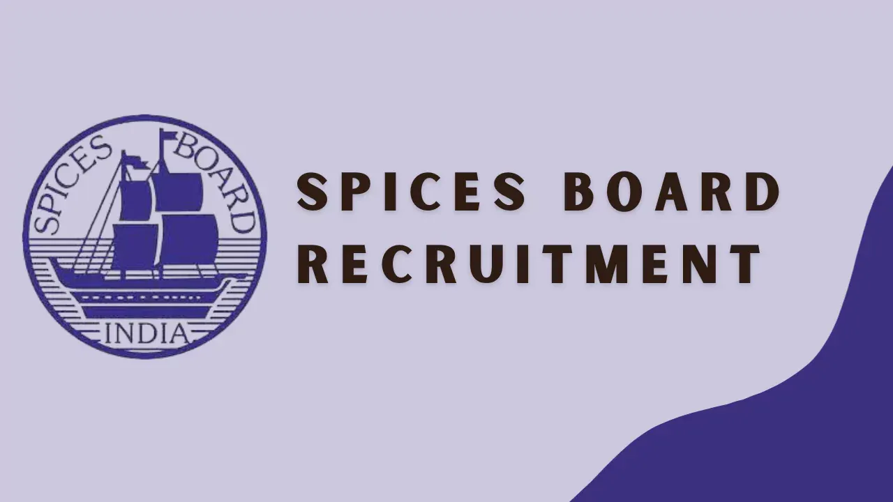 Spices-Board-Recruitment
