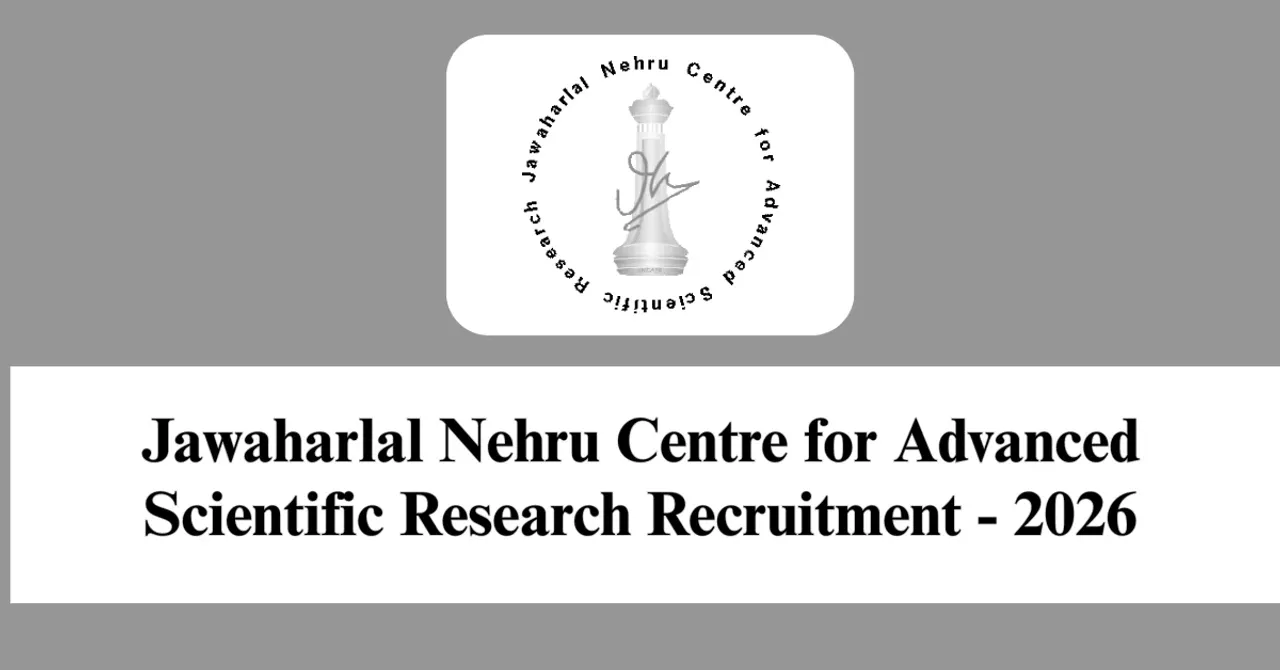 Jawaharlal-Nehru-Centre-for-Advanced-Scientific-Research-Recruitment-