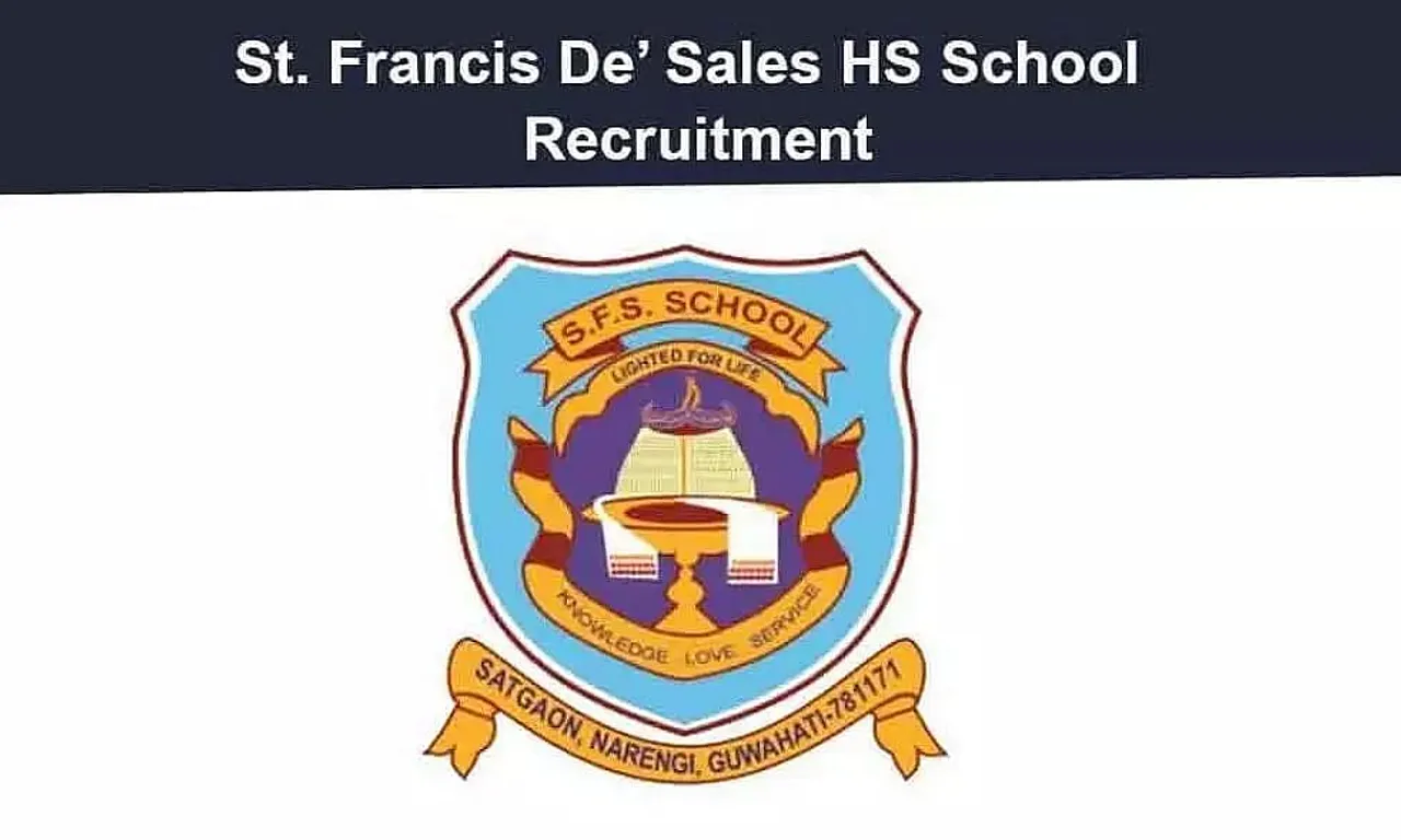 Jobs in Assam: St. Francis De Sales School, Narengi Recruitment 2024 - Data Entry Operator Vacancy