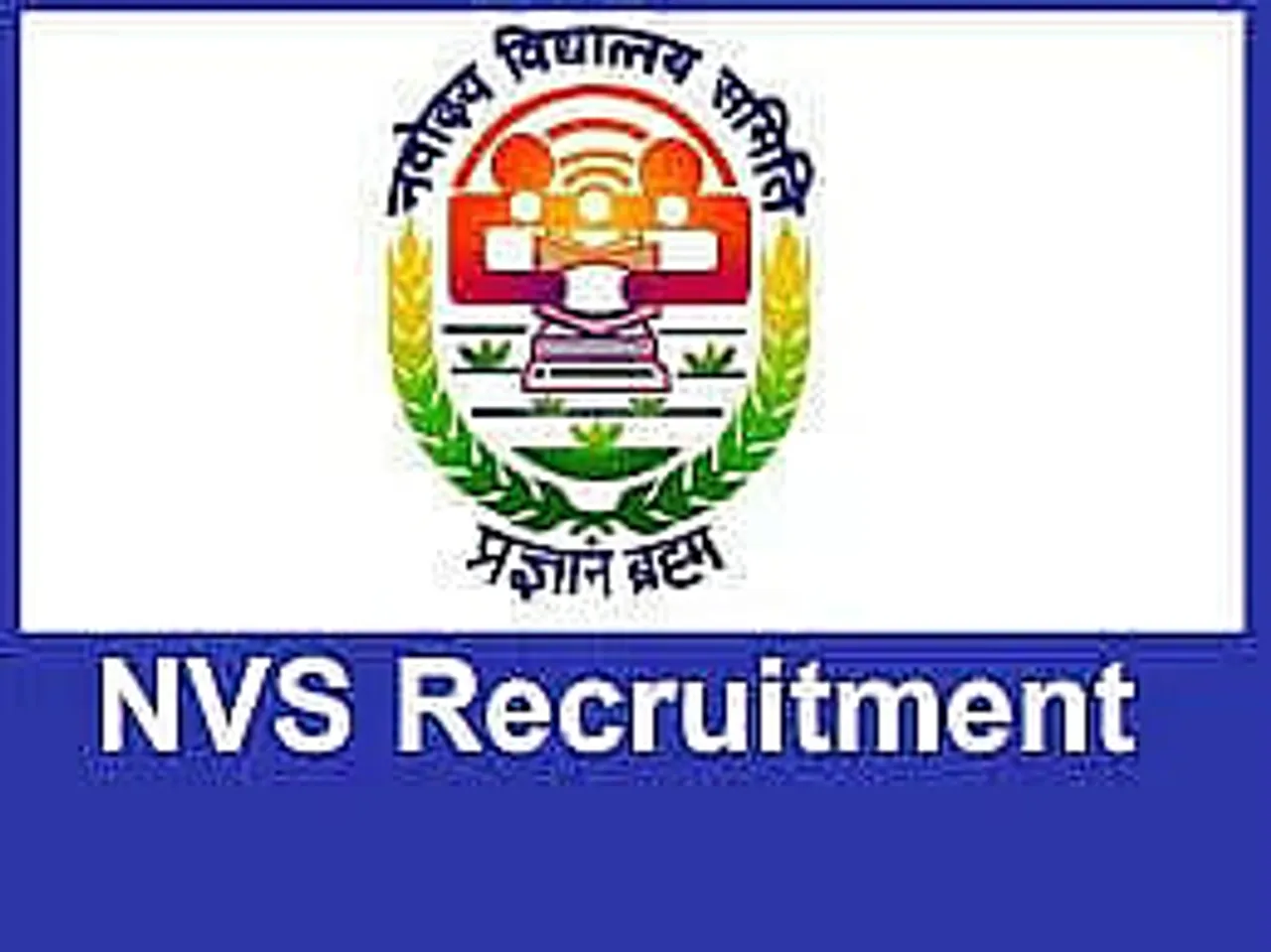 NVS Recruitment 2021 - Teaching Vacancy & FCSA for North Eastern states, Latest Jobs