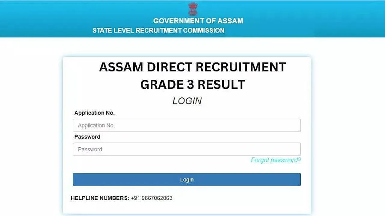 Assam Grade 3 Result 2023 declared: Check Direct Link, Merit List