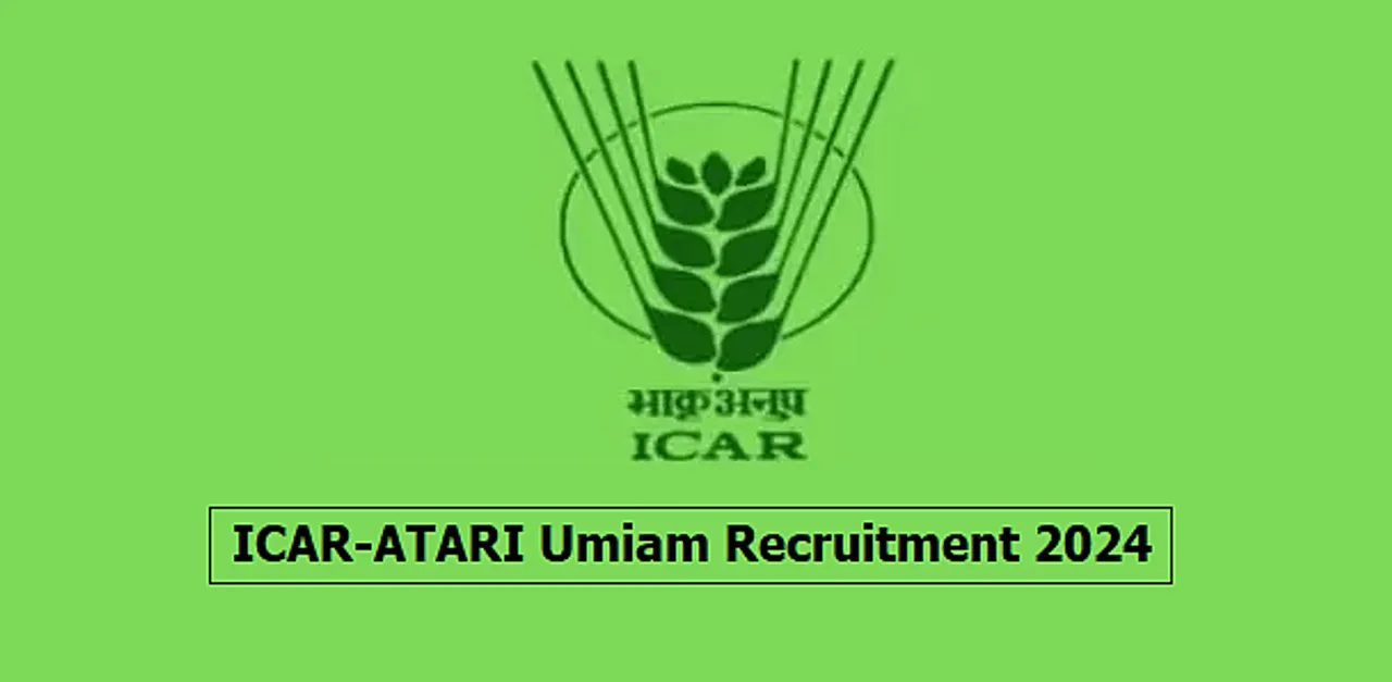 Jobs in Meghalaya: ICAR-ATARI Recruitment 2024- Senior Research Fellow (FFP) Vacancy